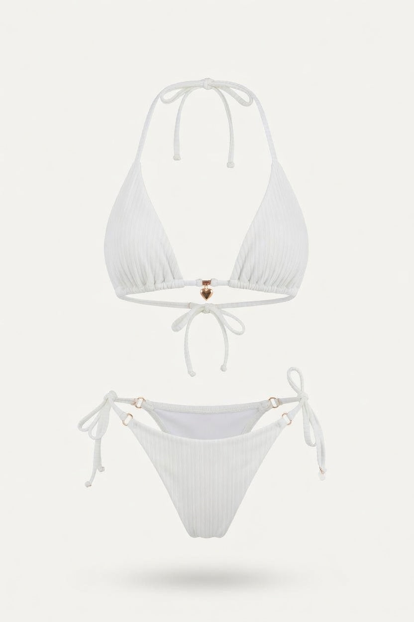 Triangle Bikini Set — Polka Dot