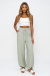 Drawstring Casual Trousers