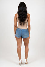 Cinched Waist Vest — back view