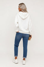 Hooded Cotton Sweatshirt — back view