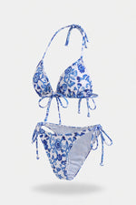 Strappy Triangle Bikini Set — side view