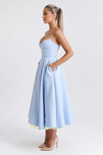 Layered Mesh Dress — side view