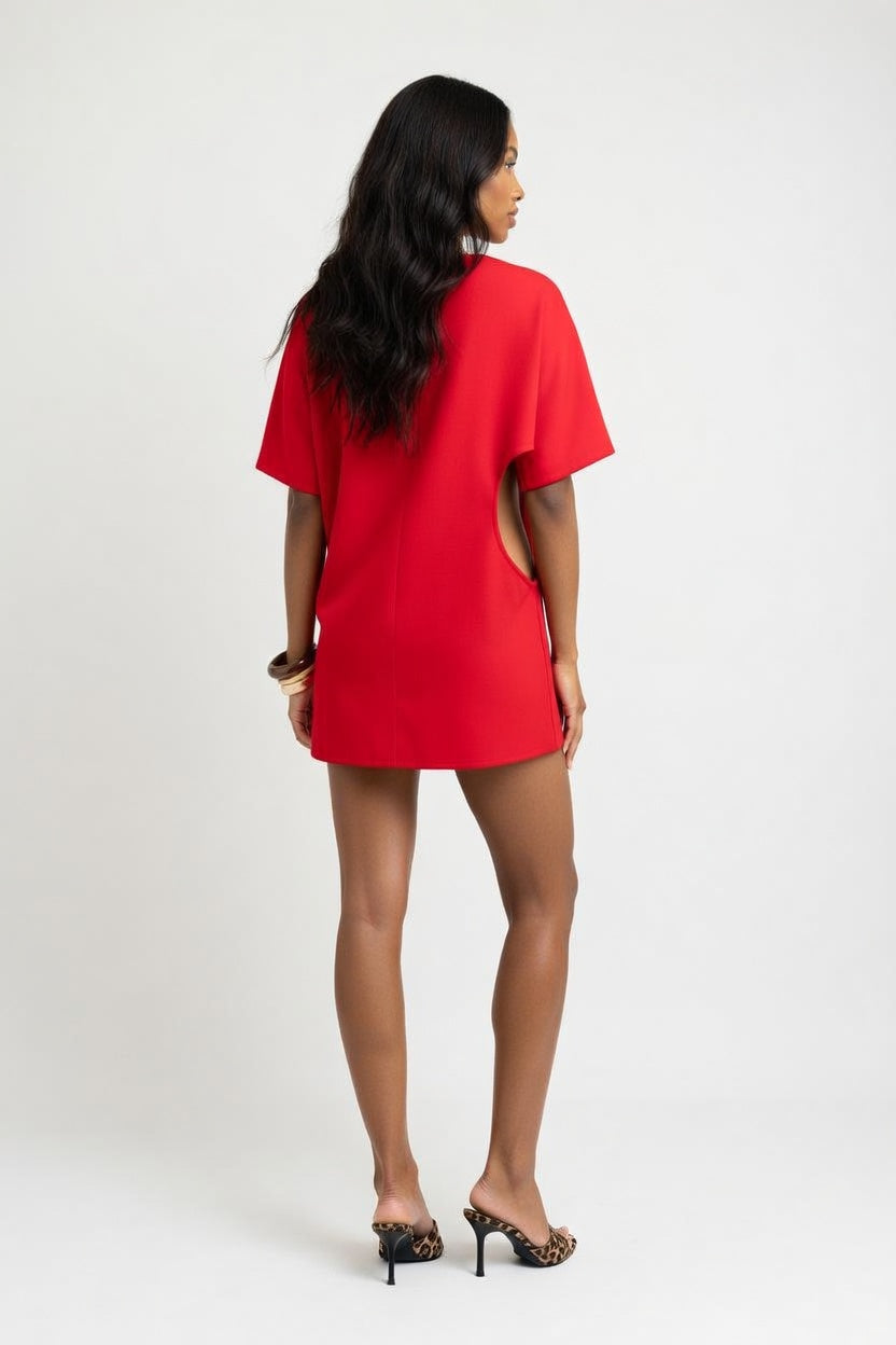 Bodycon Mini Dress — back view