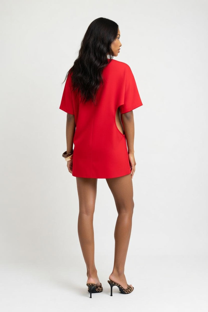 Bodycon Mini Dress — back view