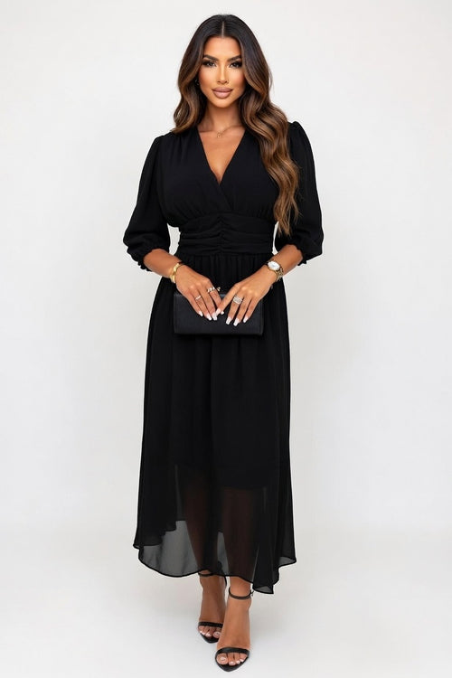 Bodycon Mini Dress — Black