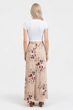 Chiffon Floral Skirt — back view