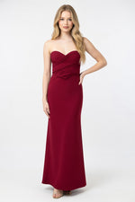 Multi-Strap Bandage Midi Dress — front view