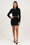 Embellished Bodycon Dress