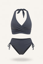 Twist Strap Bikini — Black