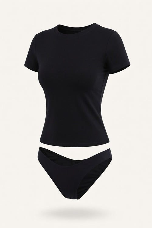 Slim Fit T-Shirt — Black