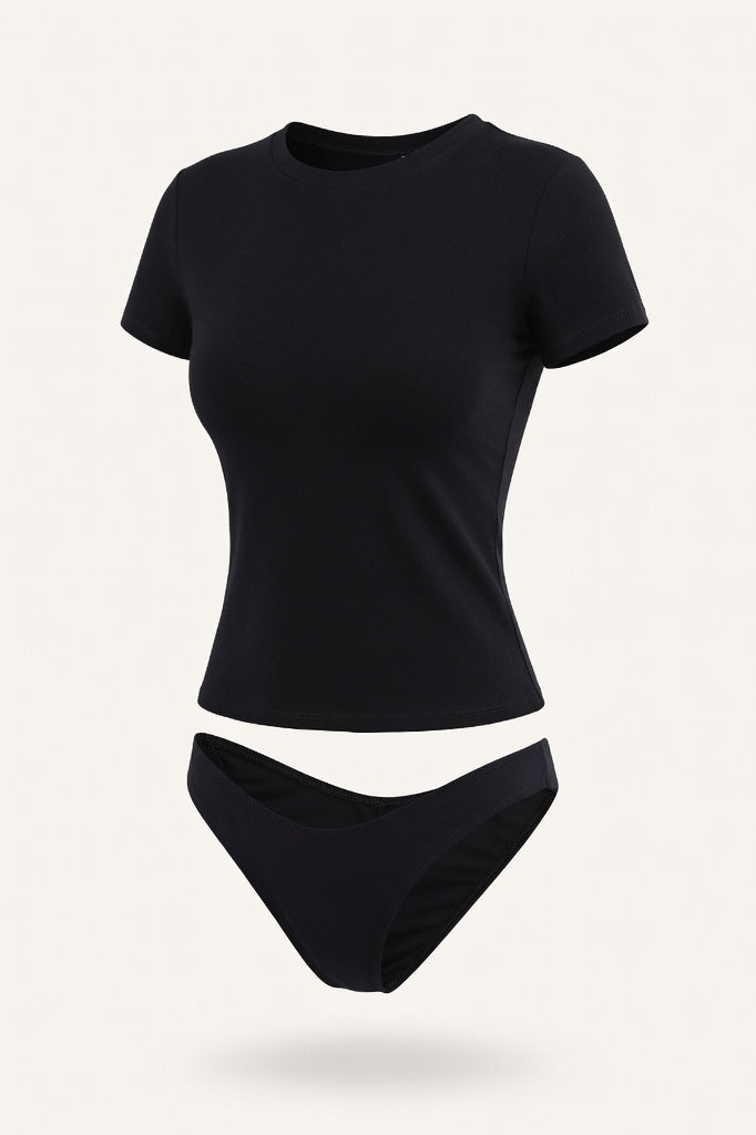 Slim Fit T-Shirt — Black