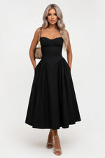 Cami Slip Dress — Black