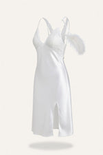 Lace Slip Nightgown — side view