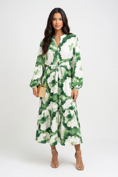 Tie-Waist Shirt Dress