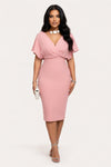 Strapless V-Neck Dress