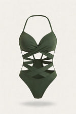 High Waist Cut-Out Bikini — front view