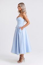 Mesh Slip Dress — side view
