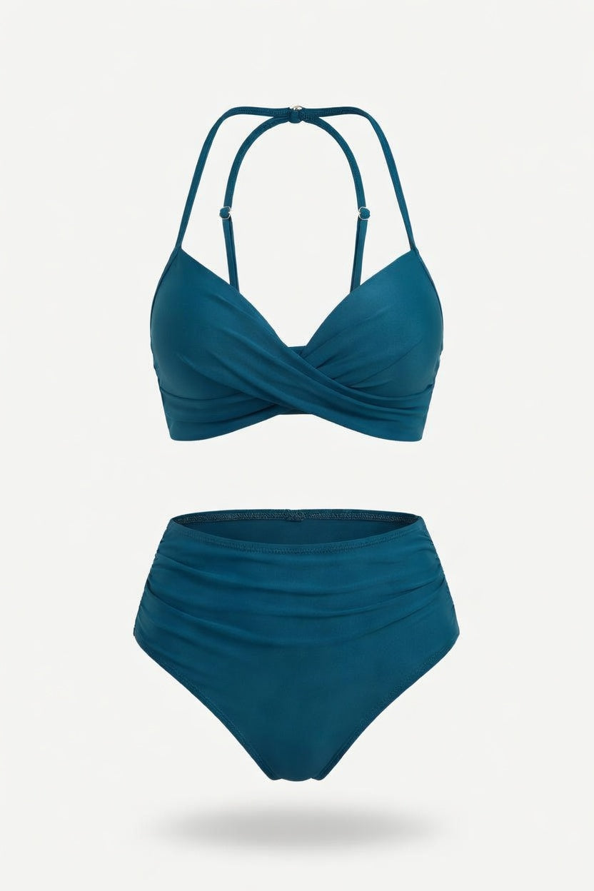 Structured Triangle Bikini Set — Floral