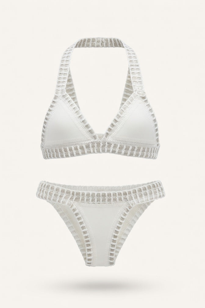 Crochet Bikini Set — White