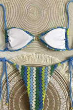 Supplier reference — 2026 new European and American Amazon bikini wavy 