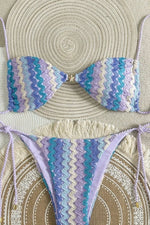 Supplier reference — 2026 new European and American Amazon bikini wavy 