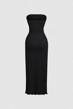 Supplier reference — Elegant 3D floral embellished wrap high slit maxi 
