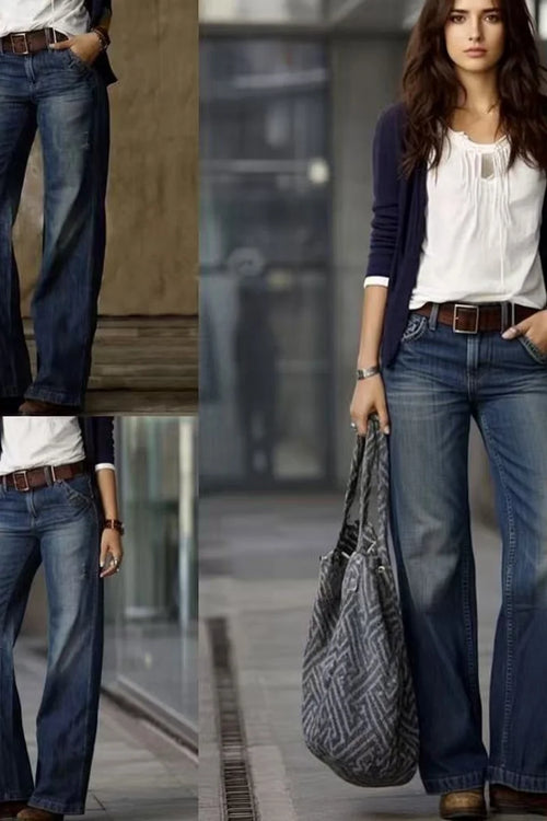 Supplier reference — European and American retro fashion casual straigh