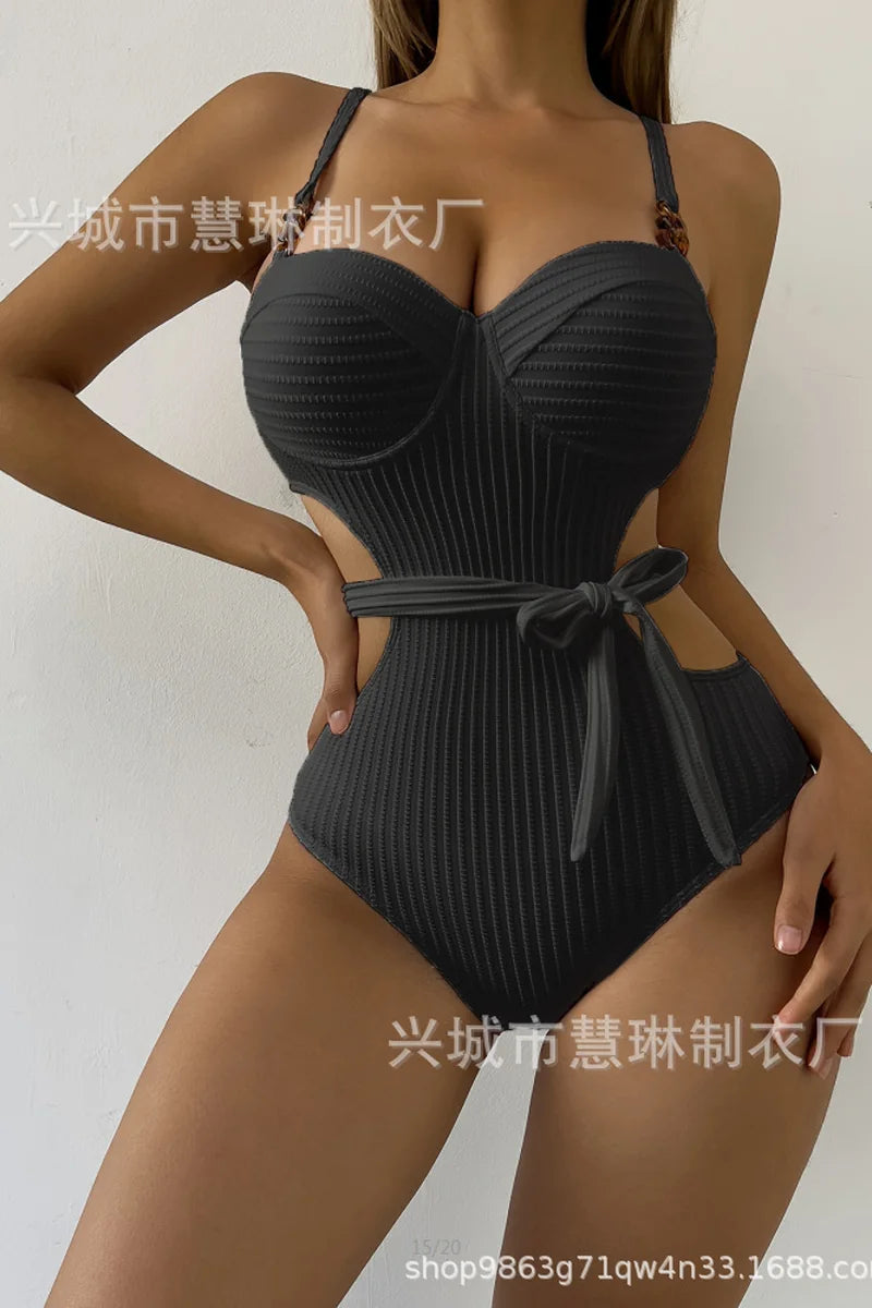 Supplier reference — 2026 European and American new one-piece bikini sw