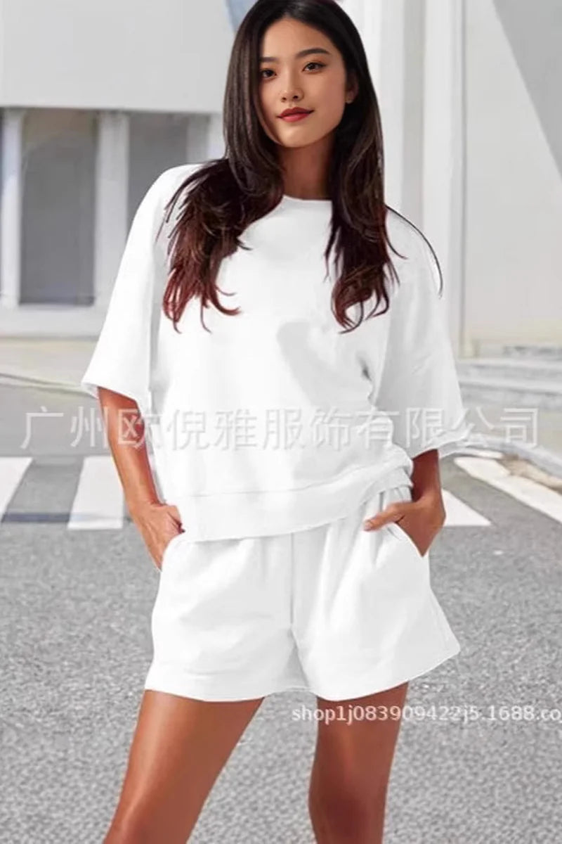 Supplier reference — 2025 Amazon hot cross-border women's solid color r