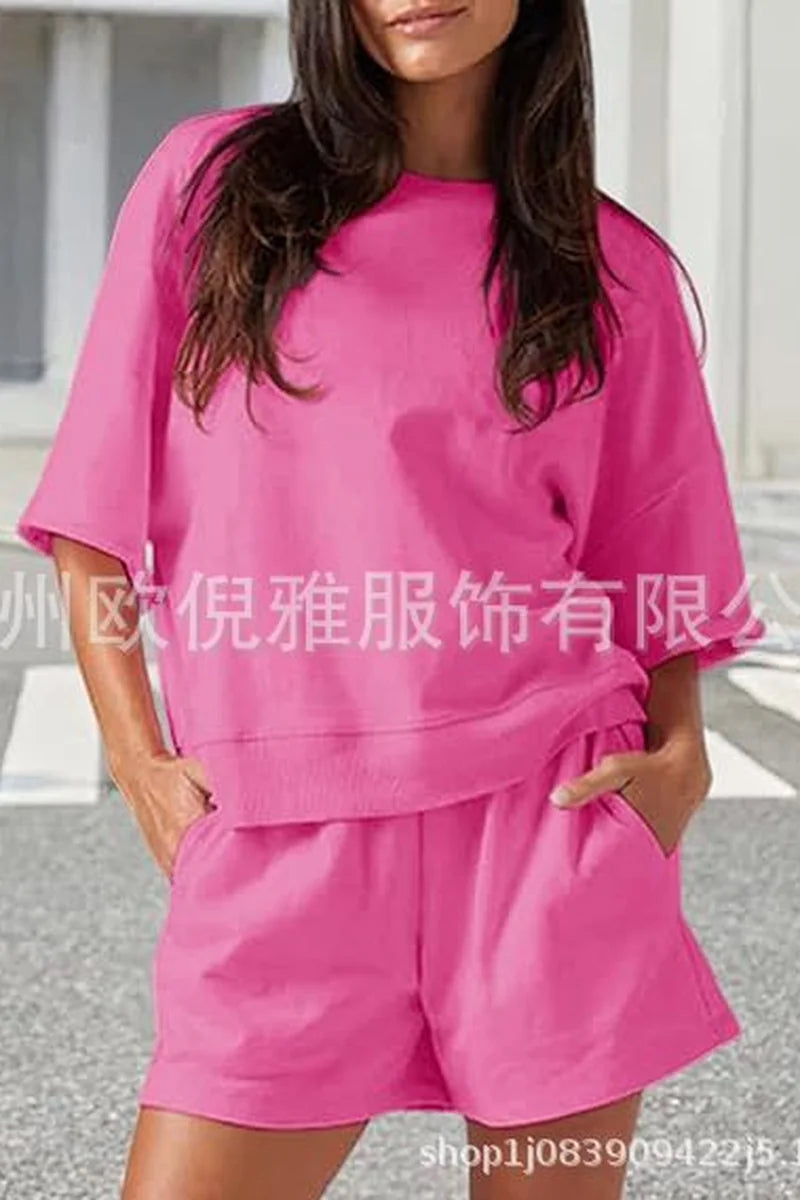 Supplier reference — 2025 Amazon hot cross-border women's solid color r