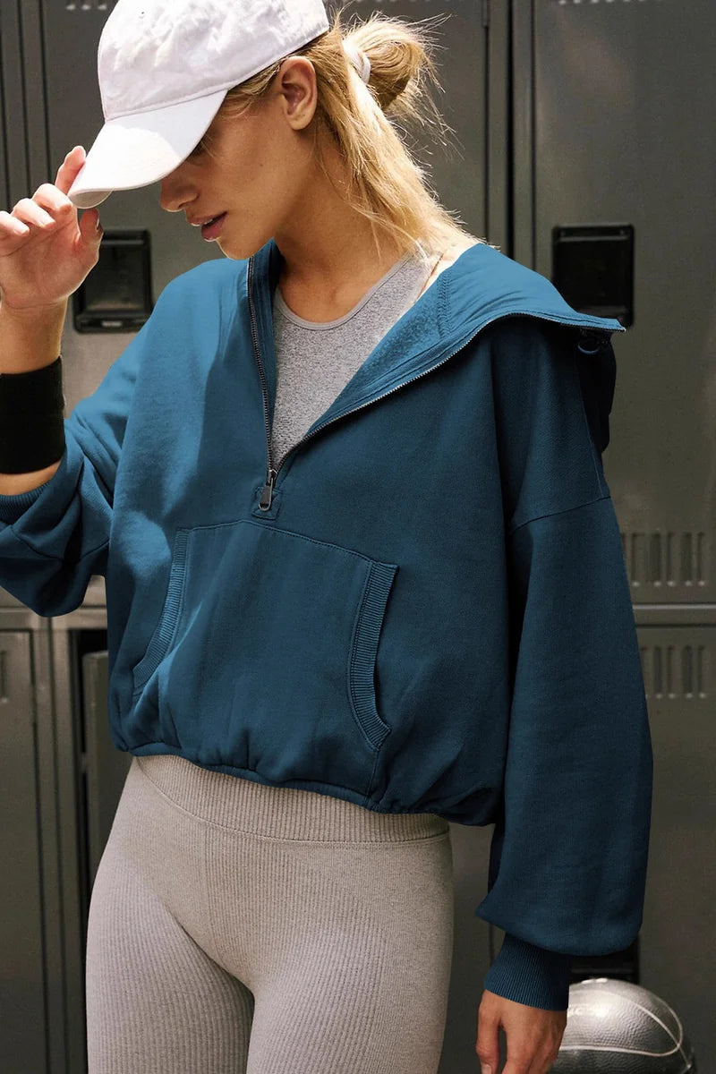Supplier reference — Amazon jacket splicing sweatshirt European and Ame