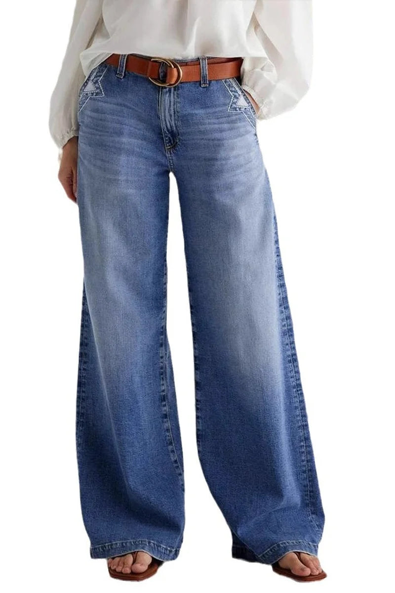 Supplier reference — European and American cross-border retro wide-leg 